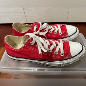 Women’s size 7 red Converse